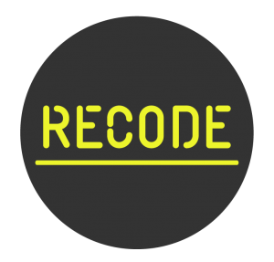 recode_circle_solid_underline_yellow-on-black